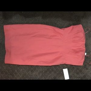 Peach/pink midi dress